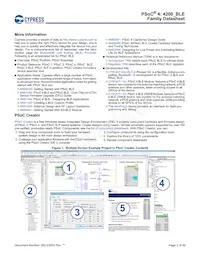 CY8C4248LQI-BL453T Datasheet Pagina 2