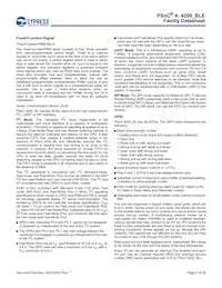 CY8C4248LQI-BL453T Datasheet Pagina 9