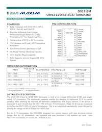 DS2119ME+T&R Datasheet Cover