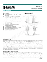 DS21T05Z+T&R Datenblatt Cover