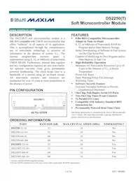 DS2250T-64-16+ Datasheet Copertura