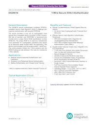 DS28E16Q+U數據表 封面