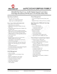 DSPIC33CH512MP508T-I/PT Datasheet Cover