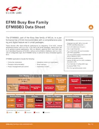 EFM8BB31F64G-B-QFP32 Datenblatt Cover