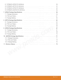 EFM8LB12F64E-B-QFP32R Datasheet Pagina 7