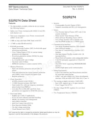 FS32R274KBK2VMM Datenblatt Cover
