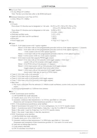 LC87F1HC8AUWA-2H Datasheet Pagina 2