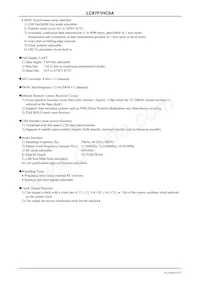 LC87F1HC8AUWA-2H Datasheet Pagina 3