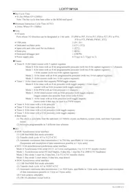 LC87F1M16AF5ZA0WA-6H Datasheet Pagina 2