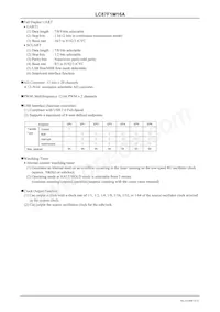 LC87F1M16AF5ZA0WA-6H Datasheet Pagina 3