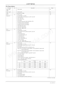 LC87F1M16AF5ZA0WA-6H Datasheet Pagina 9