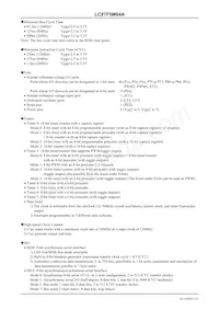 LC87F5M64AU-QIP-E Datasheet Page 2