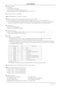 LC87F5M64AU-QIP-E Datasheet Pagina 3