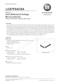 LC87F6AC8ALU-EJ-H Datasheet Cover