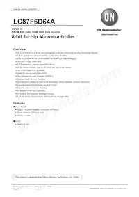 LC87F6D64AU-QFP-E Datasheet Copertura