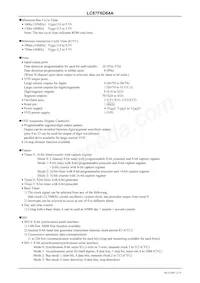 LC87F6D64AU-QFP-E Datasheet Pagina 2