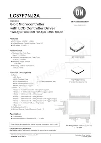 LC87F7NJ2AVUEJ-2H Datenblatt Cover