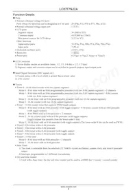 LC87F7NJ2AVUEJ-2H Datasheet Pagina 2