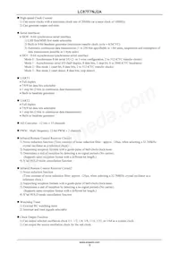 LC87F7NJ2AVUEJ-2H Datasheet Pagina 3