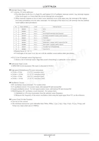 LC87F7NJ2AVUEJ-2H Datasheet Pagina 4