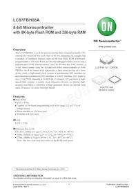 LC87FBH08AU-EB-3H Datasheet Copertura