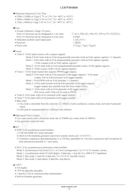 LC87FBH08AU-EB-3H Datasheet Pagina 2