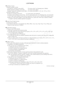 LC87FBH08AU-EB-3H Datasheet Pagina 4