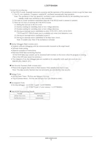 LC87FBH08AU-EB-3H Datasheet Pagina 5