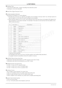 LC88F58B0AU-SQFPH Datasheet Pagina 4