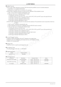 LC88F58B0AU-SQFPH Datasheet Pagina 5