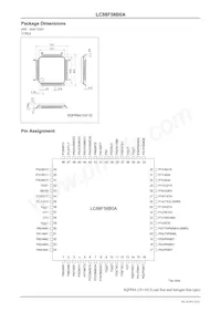 LC88F58B0AU-SQFPH Datasheet Pagina 6