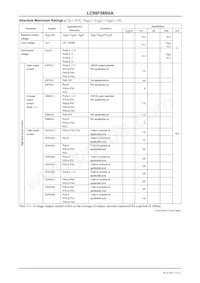 LC88F58B0AU-SQFPH Datenblatt Seite 11