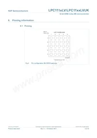 LPC1114LVFHI33/303 Datasheet Pagina 5