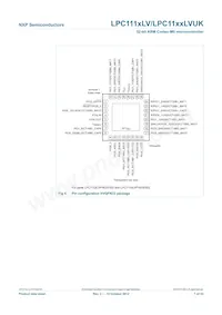 LPC1114LVFHI33/303數據表 頁面 7