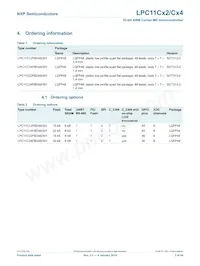 LPC11C12FBD48/301 Datasheet Pagina 3