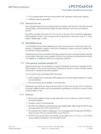 LPC11C12FBD48/301 Datasheet Pagina 17