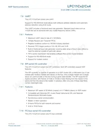 LPC11C12FBD48/301 Datenblatt Seite 18