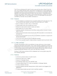 LPC11C12FBD48/301 Datasheet Pagina 19