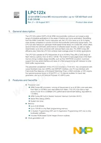 LPC1226FBD64/301 Datasheet Copertura