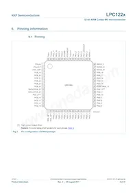 LPC1226FBD64/301 Datasheet Pagina 6