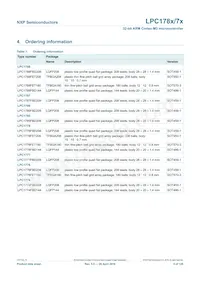 LPC1785FBD208K Datasheet Pagina 5