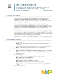 LPC1853JET256 Datasheet Copertura