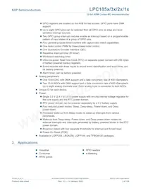 LPC1853JET256 Datasheet Pagina 3