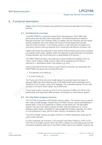 LPC2194HBD64 Datasheet Page 9