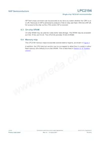 LPC2194HBD64 Datasheet Pagina 10