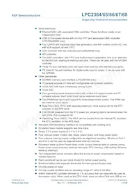 LPC2364FET100 Datenblatt Seite 2