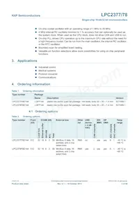 LPC2377FBD144 Datasheet Page 3