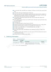 LPC3180FEL320/01 Datasheet Pagina 2