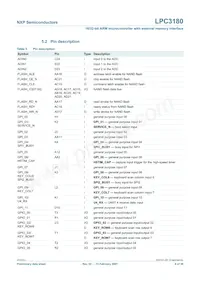 LPC3180FEL320/01 Datasheet Pagina 8