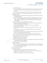 LPC43S67JET100E Datasheet Pagina 3